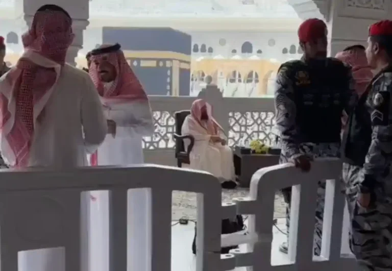 مقطع متداول توثق فيه فتاة مشاعرها عند رؤيتها الشيخ السديس لأول مرة على الطبيعة